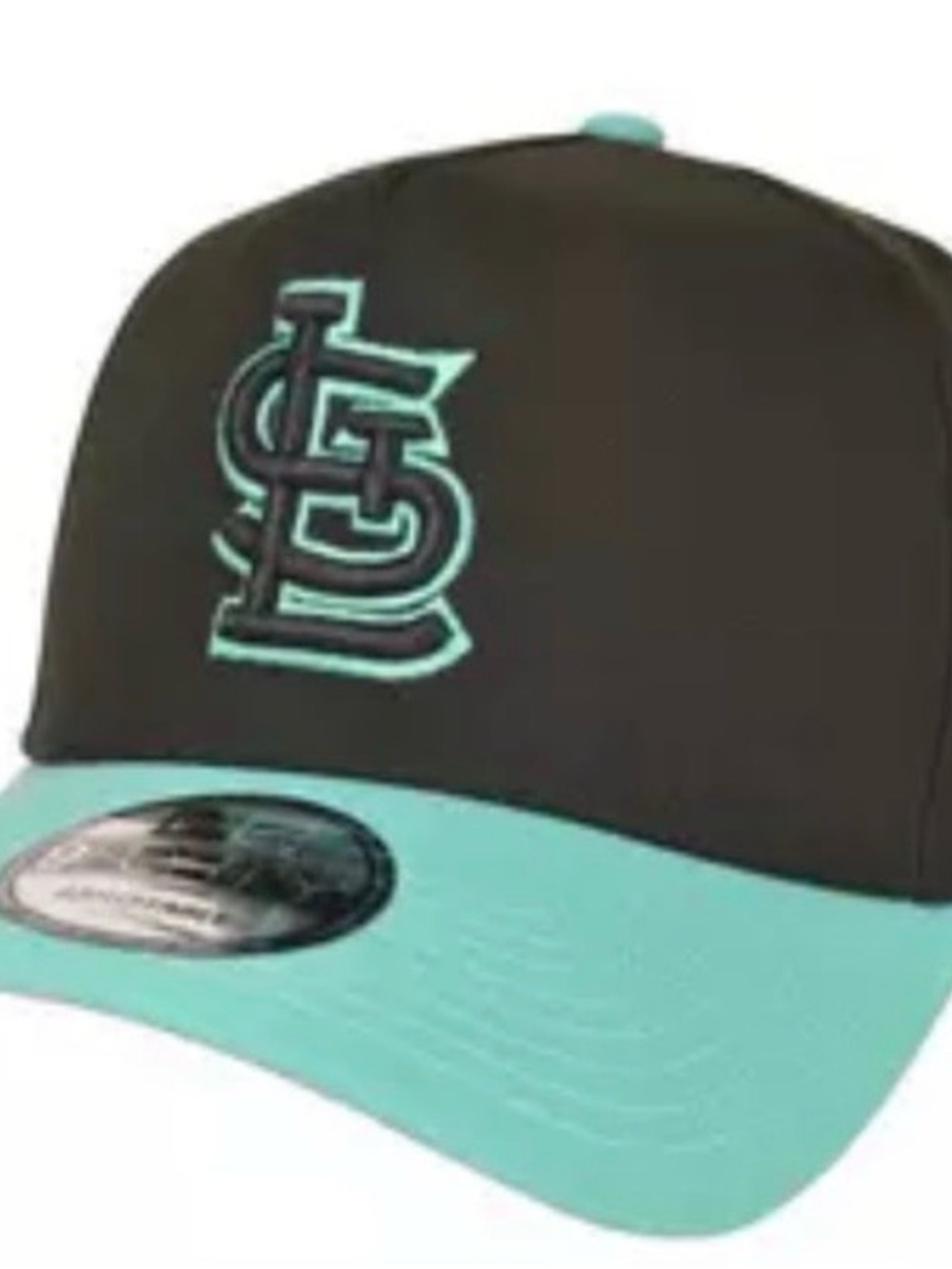 New Era 9Forty A-Frame Snapback, St. Louis Cardinals, Mint Green + 2006 WS Patch - Picture 4 of 5